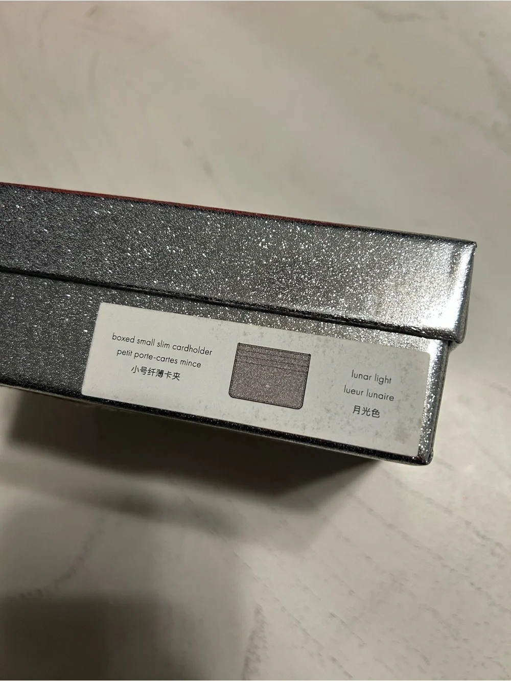 Brand New Silver Kate Spade Cardholder